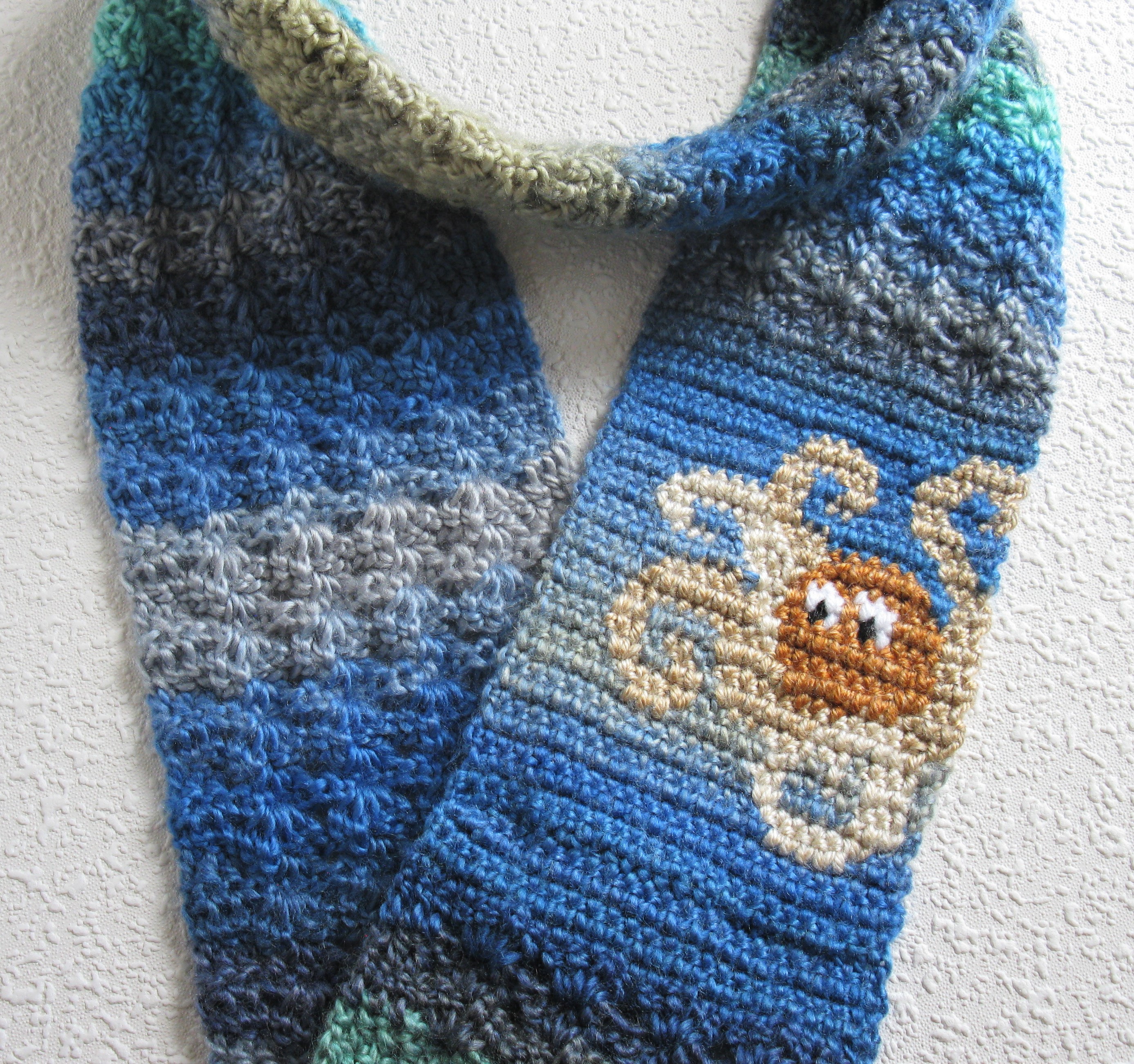 Shell Stitch Crochet Loose Crochet Scarf Crochet Pattern, Lacy