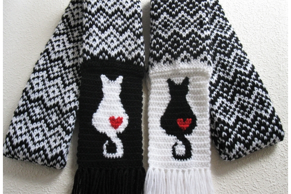 Fair isle scarves