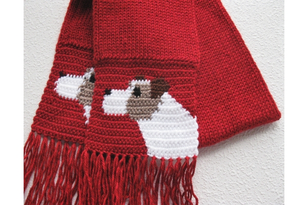 Parsons terrier scarf