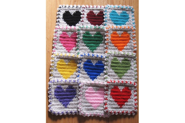 heart coasters