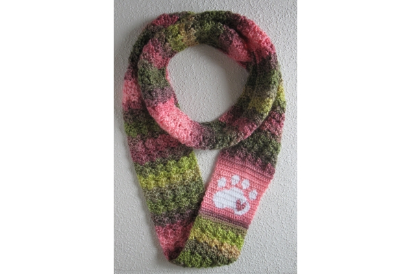 pet lovers circle scarf