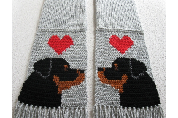 Rottweilers and hearts