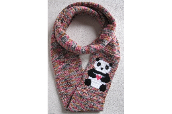 panda infinity scarf