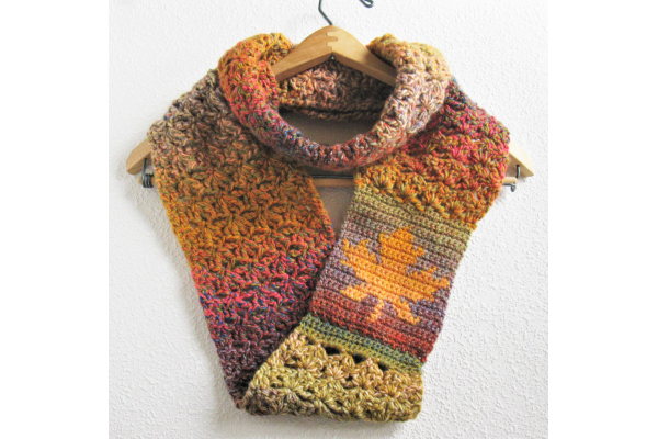 maple leaf scarf