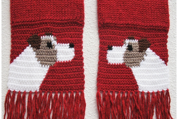 red terrier scarf
