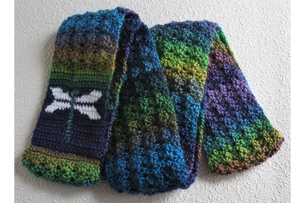 jewel tones scarf