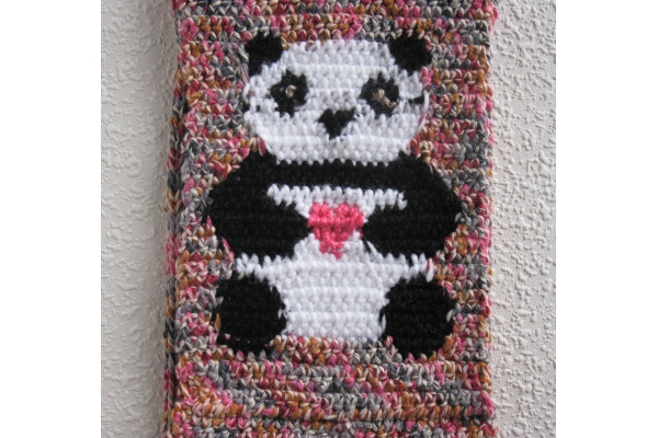 reverse side of panda