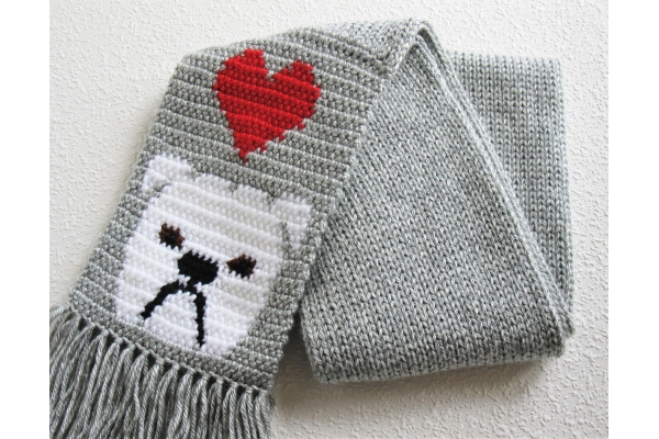 British bulldog scarf