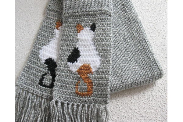 calico cat scarf