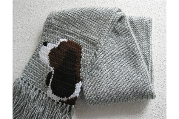 full view dog scarf