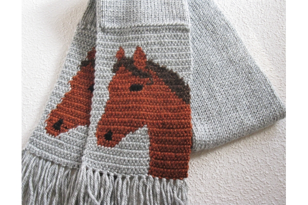 sorrel horse scarf