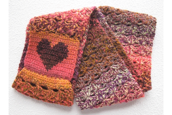 gorgeous heart scarf