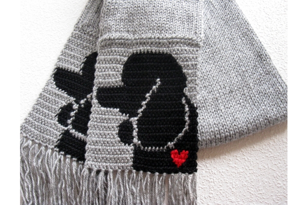 black poodle scarf