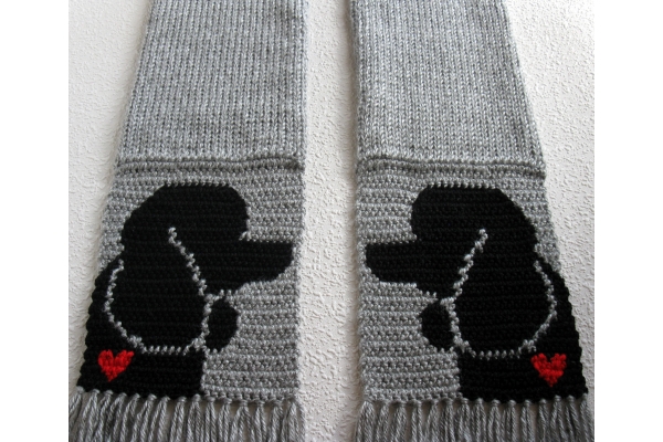 black poodle silhouettes