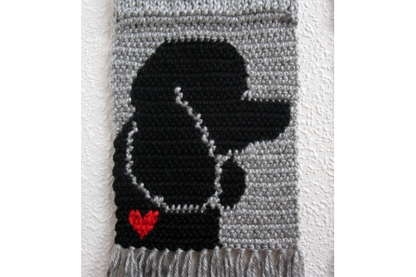 poodle and heart