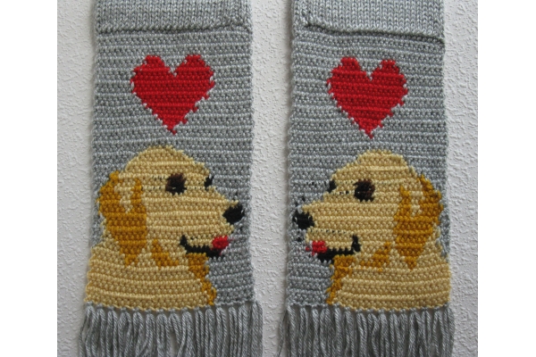 reverse dog scarf