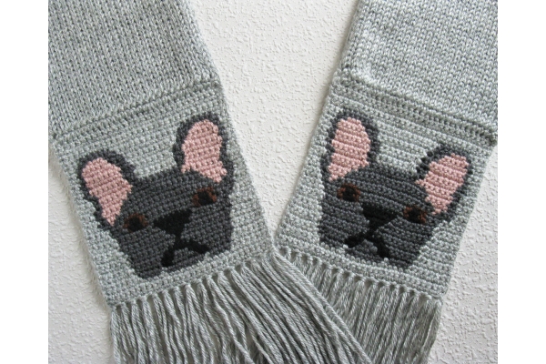 French Bulldog scarf
