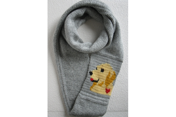 golden retriever scarf