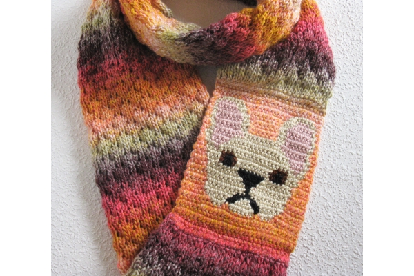 French Bulldog scarf