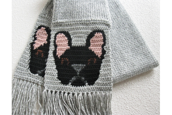 French bulldog scarf