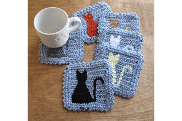 cat coasters