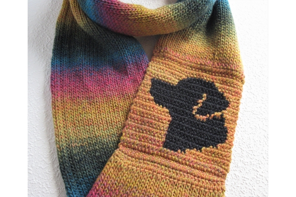 black lab scarf