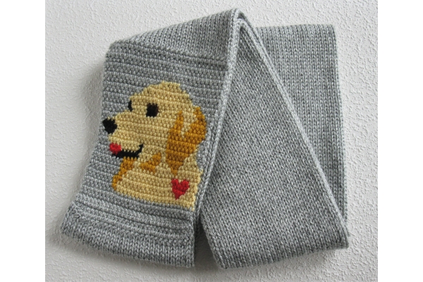 full view dog scarf
