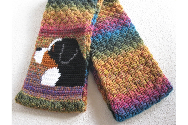 colorful infinity scarf