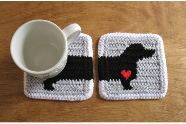 dachshund dog coaster