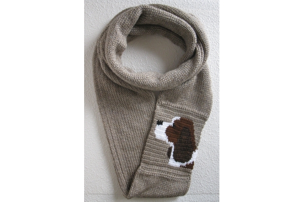 burlap infinity scarf