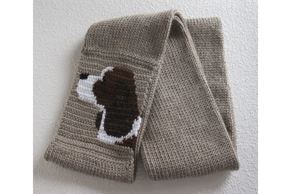 spaniel dog infinity scarf