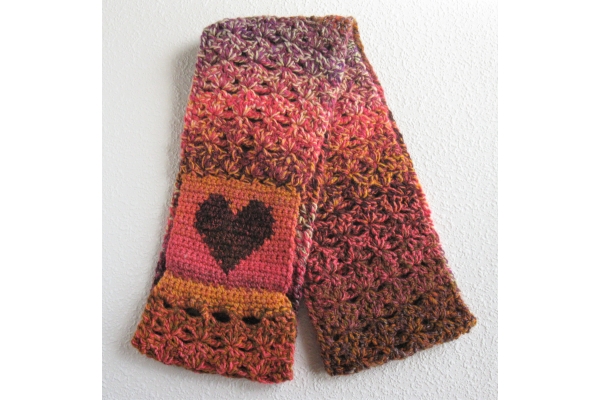 heart scarf