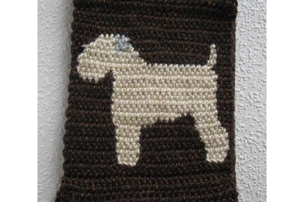 blond dog
