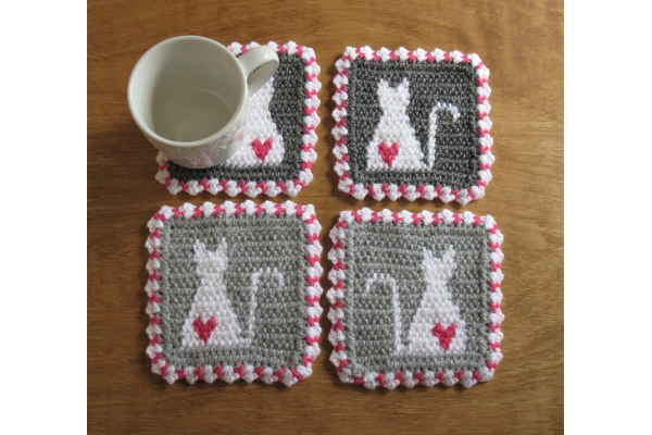 kitty coasters