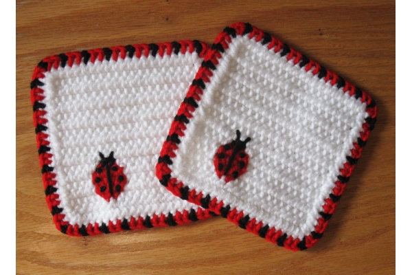 ladybug mug rug