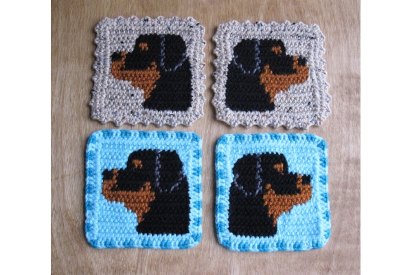 Rottweiler coasters