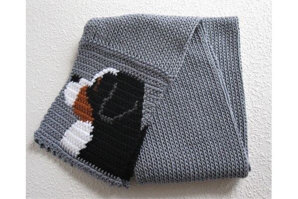 full view dog scarf