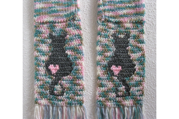 back of scarf