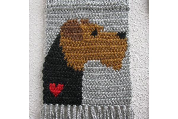 close up airedale