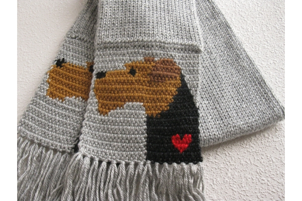 airedale terrier scarf
