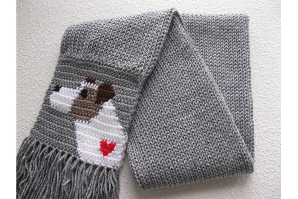 jack russell scarf full view
