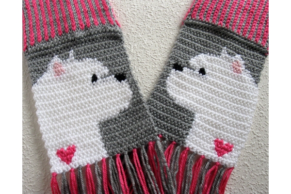 Westie terrier scarf