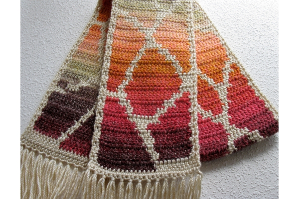 ombre giraffe scarf