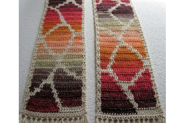 gradient colors scarf