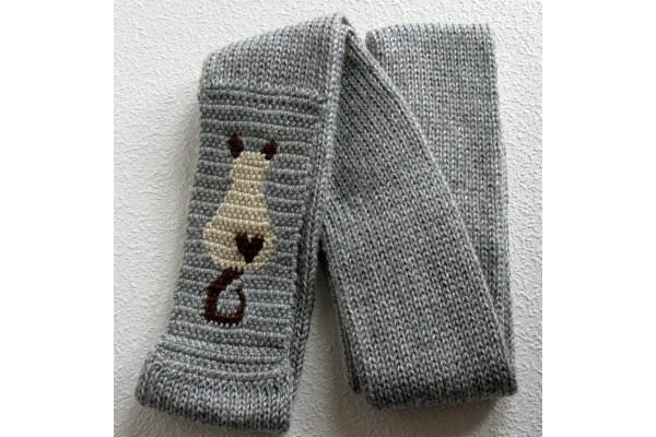 full view cat scarf