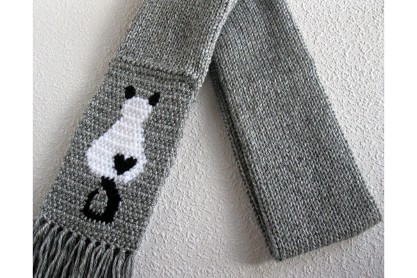 cute cat scarf