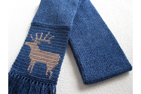 folded elk scarf