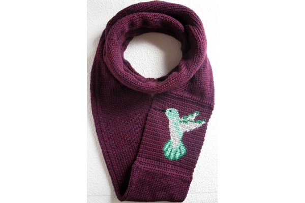 hummingbird scarf