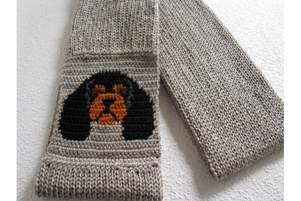 infinity dog scarf