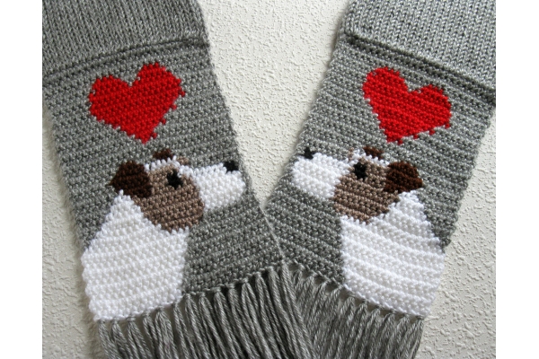Parsons terrier scarf